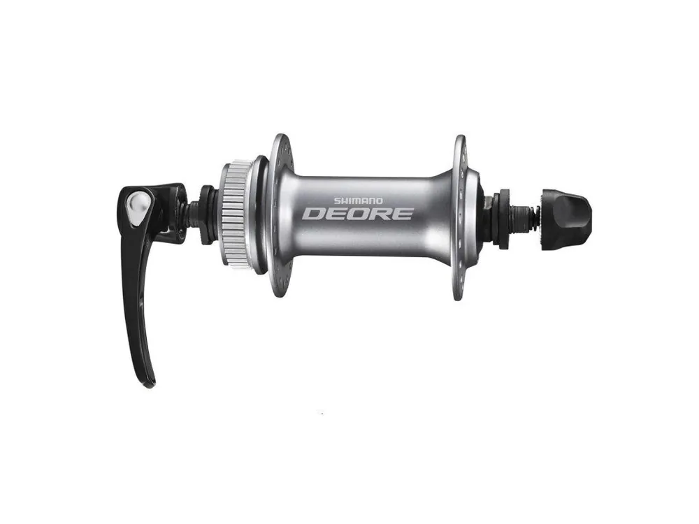 Náboj přední Deore HB-M595 32d. RU stříb. Center Lock Jen Po Omezenou Doba