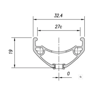 Ráfek CROSS-R 27 29 28D černý Finální Výprodej