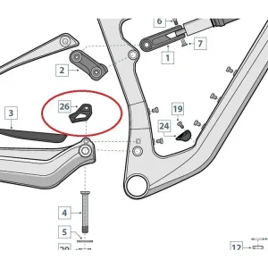 Pouze Dnes Vodítko reťaze LAPIERRE XR/XRM 2022-25