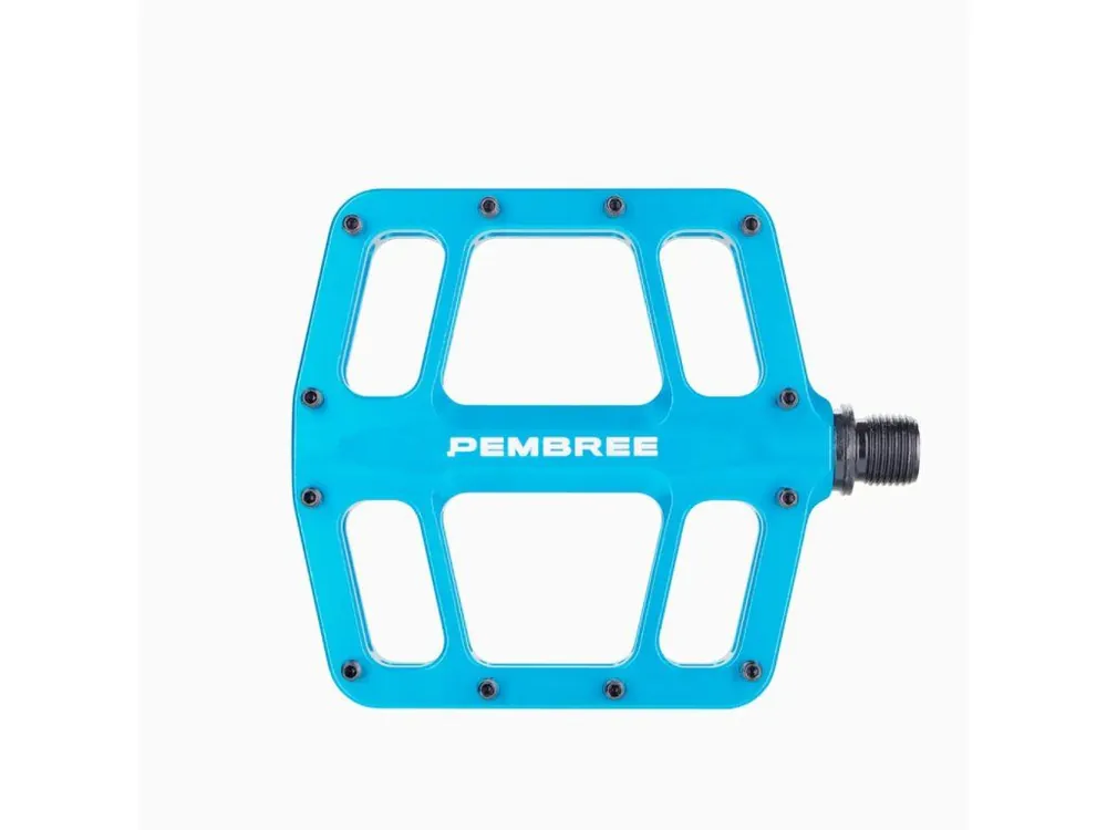 Bezpečná Platba Pedály PEMBREE D3A Flat Pedal Menší/Small - Turquoise