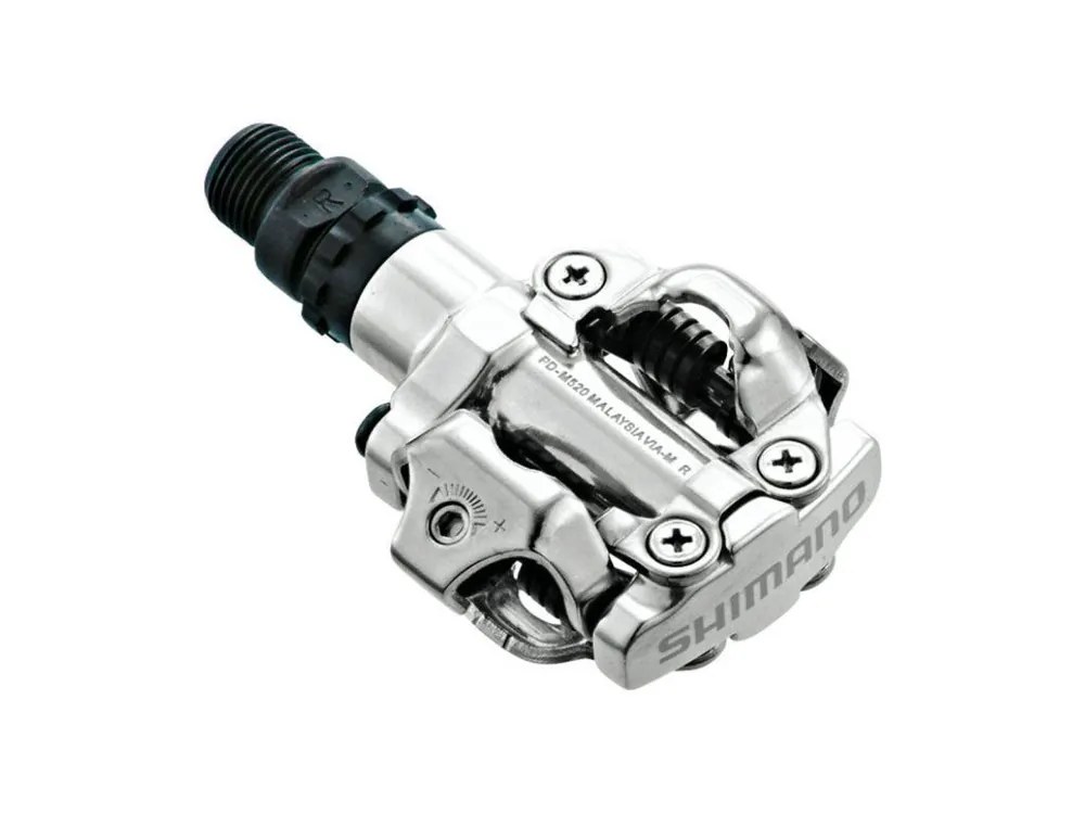Odeslání Ihned Pedály MTB PD-M520 SPD stříbr.+zar. SM-SH51