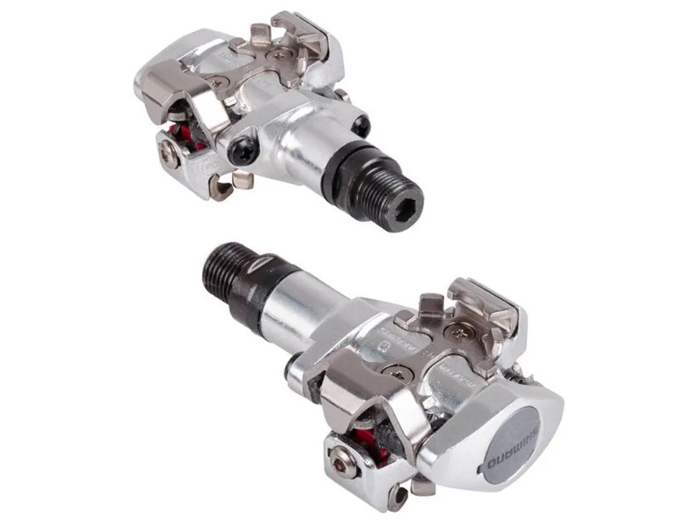 Originální Pedály MTB PD-M505 SPD stříbr.+zar. SM-SH51