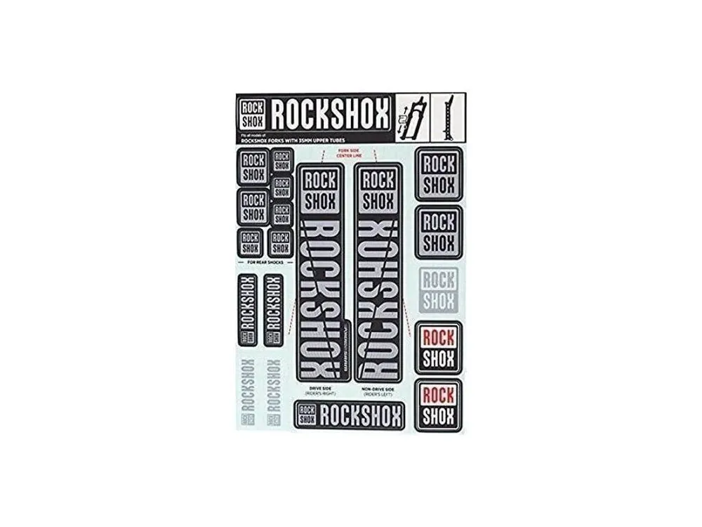 ROCKSHOX DECAL KIT 35MM POLAR GREY Nejlepší Cena