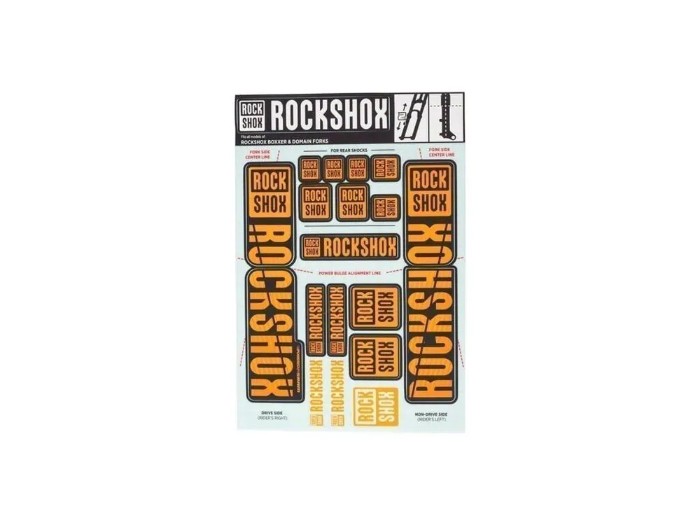 ROCKSHOX DECAL KIT 35MM DC NE02 ORANGE Koupit Online
