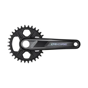 Značkový Střed Deore FC-M6100 170mm 32z. 12-k. černý dvoudílný bez ložisek