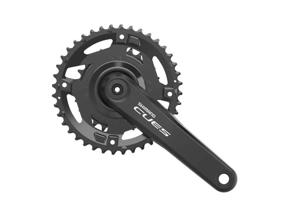 Nová Kolekce Střed Cues FC-U4010 175mm 40/26z. 9/10/11-k. černý dvoudílný bez ložisek