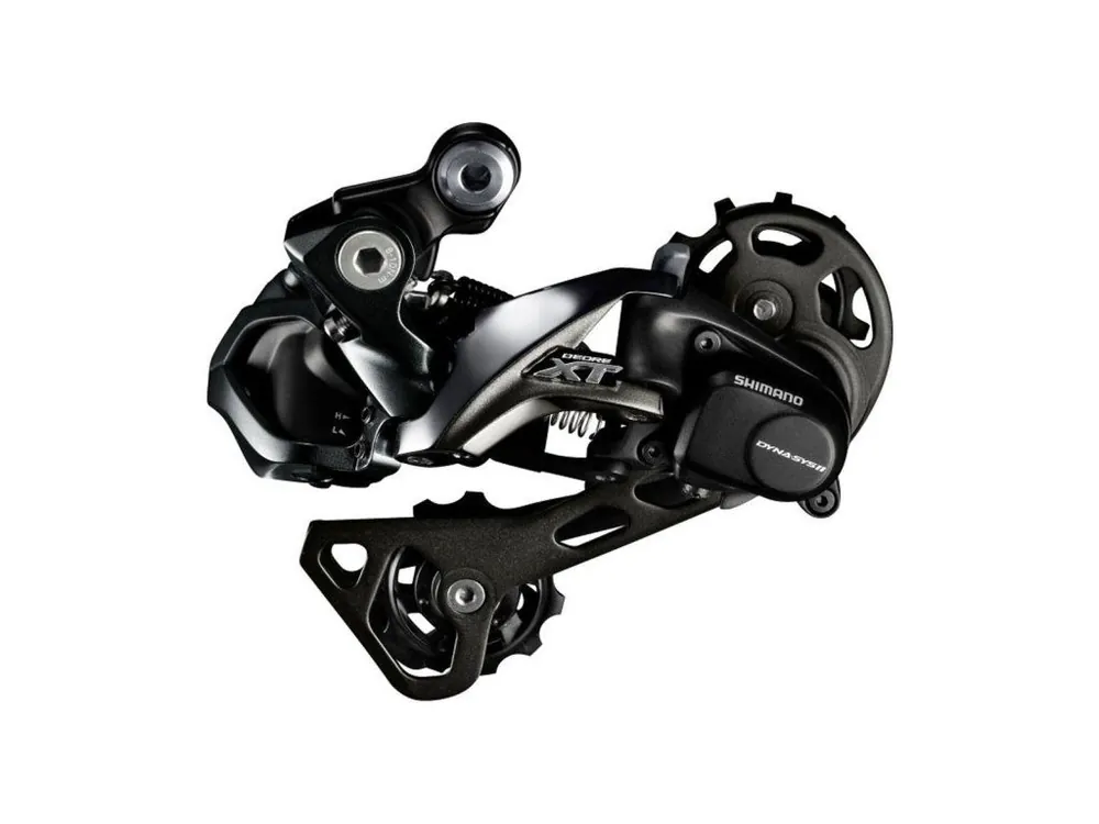 Přehazovačka XT RD-M8050 11-k. Di2 černá dlouhé ramínko Shadow+ Zlevněný