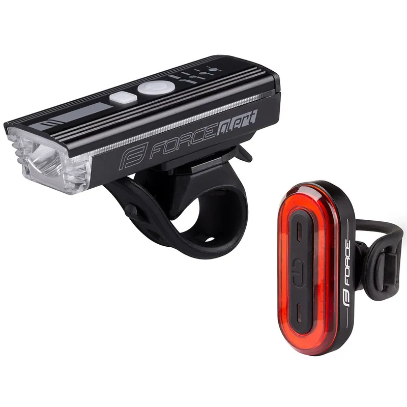 Sada světel - FORCE Futuro USB přední+zadní Horká Nabídka