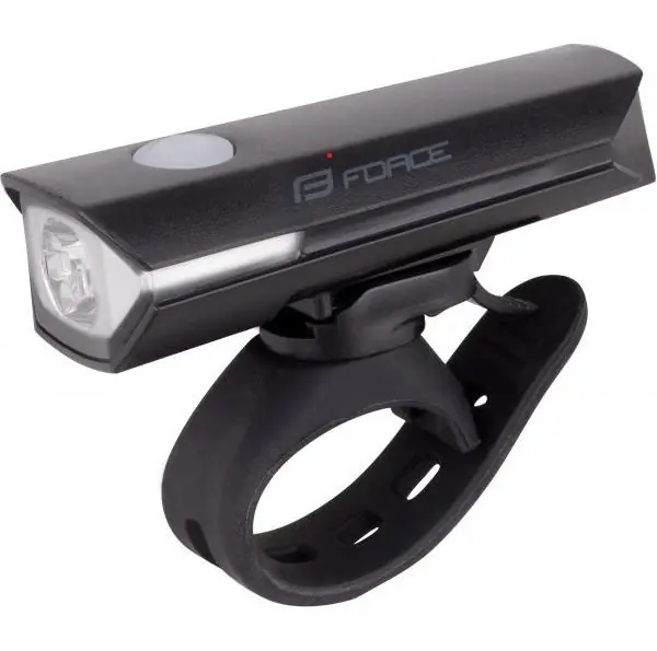 Přední světlo - FORCE Flux 200LM USB - černá Expresní Doručení