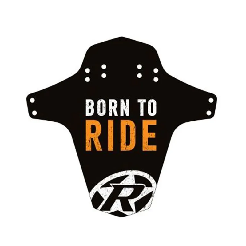 Jen Po Omezenou Doba Blatník - REVERSE MudGuard Born to ride - Black / Fox Orange