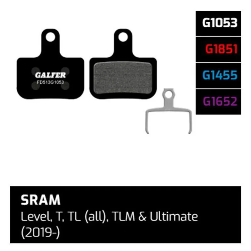 Ověřený Brzdové destičky - GALFER FD513 - Sram