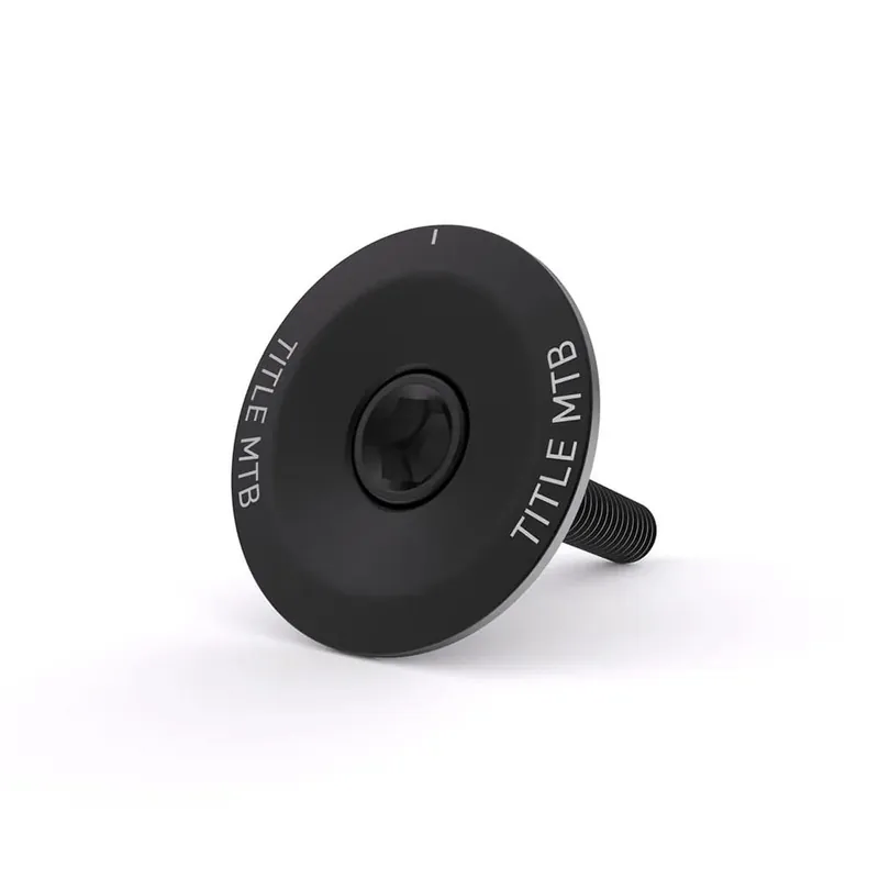 Víčko a ježek hlavového složení - TITLE Top Cap and Bolt - Black Přímo Od Výrobce