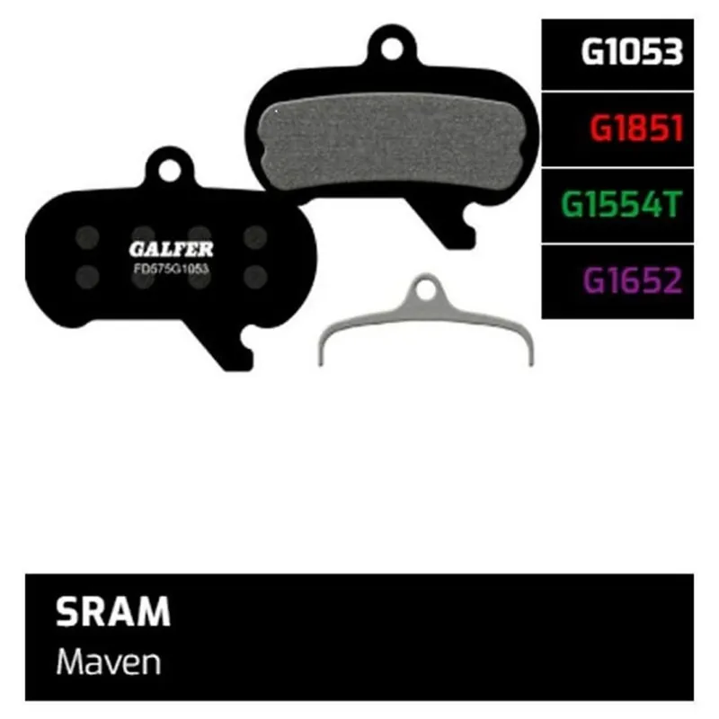 Brzdové destičky - GALFER FD575 - Sram Oblíbený