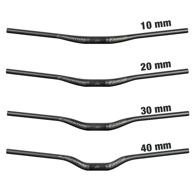 Řídítka MTB - RENTHAL Fatbar Carbon 31.8 V3 800 - černá Nejlepší Volba