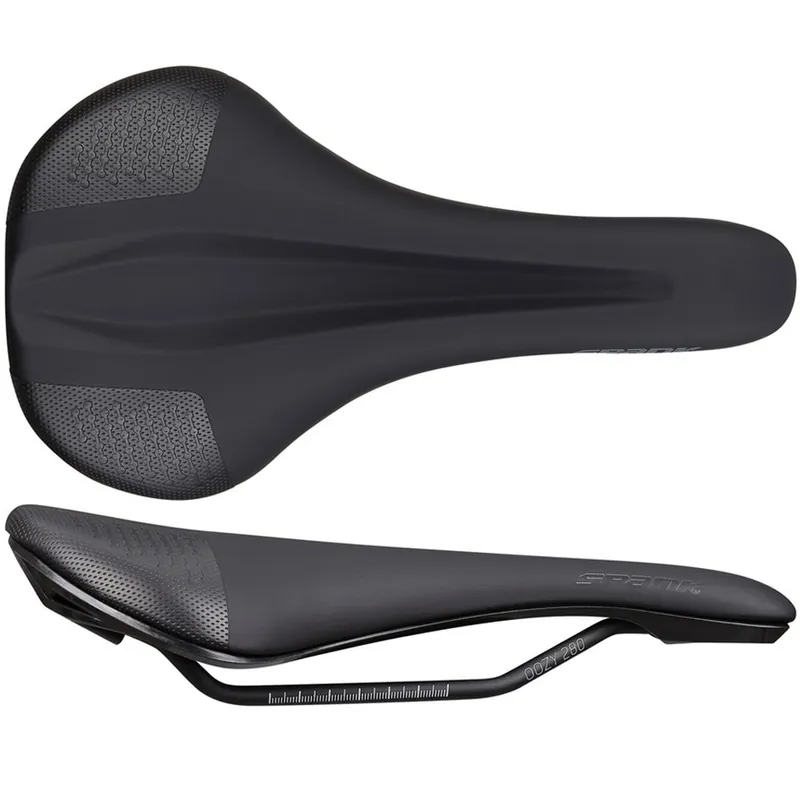Sedlo MTB - SPANK Oozy 280 - Black / Black Akce