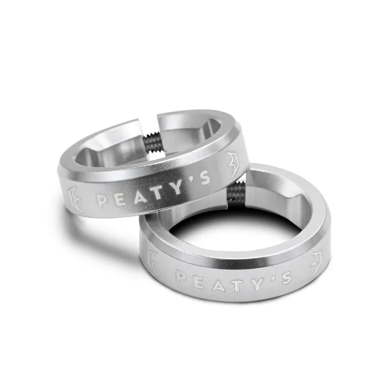 Objímky ke gripům - PEATY'S Monarch Lock Ring - Silver Přímo Od Výrobce