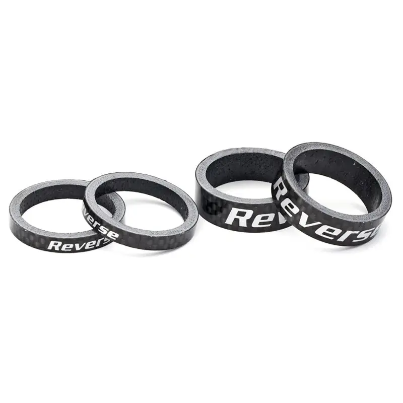 Podložky pod představec - REVERSE Carbon set 1-1,8" Finální Výprodej