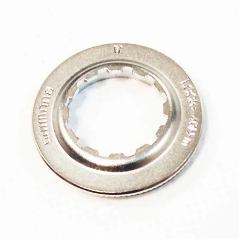 Závěrná matice - SHIMANO Lock Ring pro kotouče Centerlock - stříbrná Zlevněný