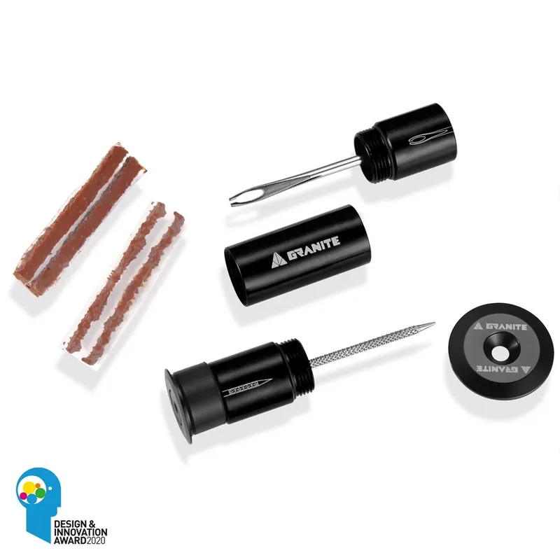 Opravná sada - GRANITE Stash Tire Plug - Black Speciální Cena