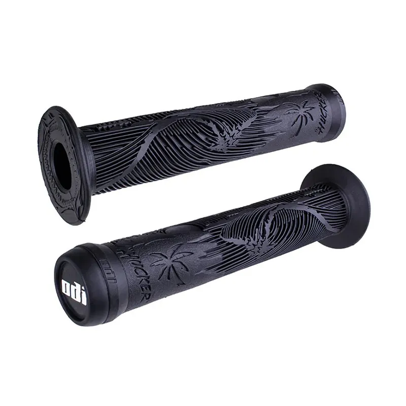 Gripy - ODI Hucker flange - Black Akční Cena