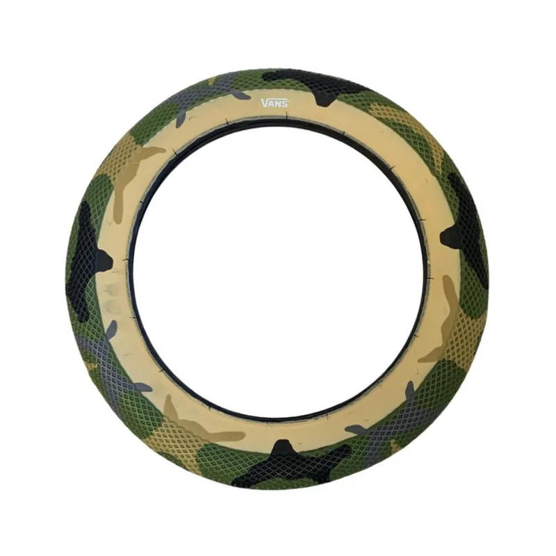 Plášť BMX - CULT Vans 16x2,3" - Green Camo / Skin Wall Značkový