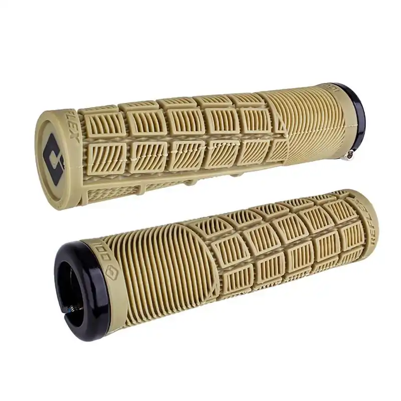Gripy - ODI Reflex Lock-On - Black / Tan Autentický