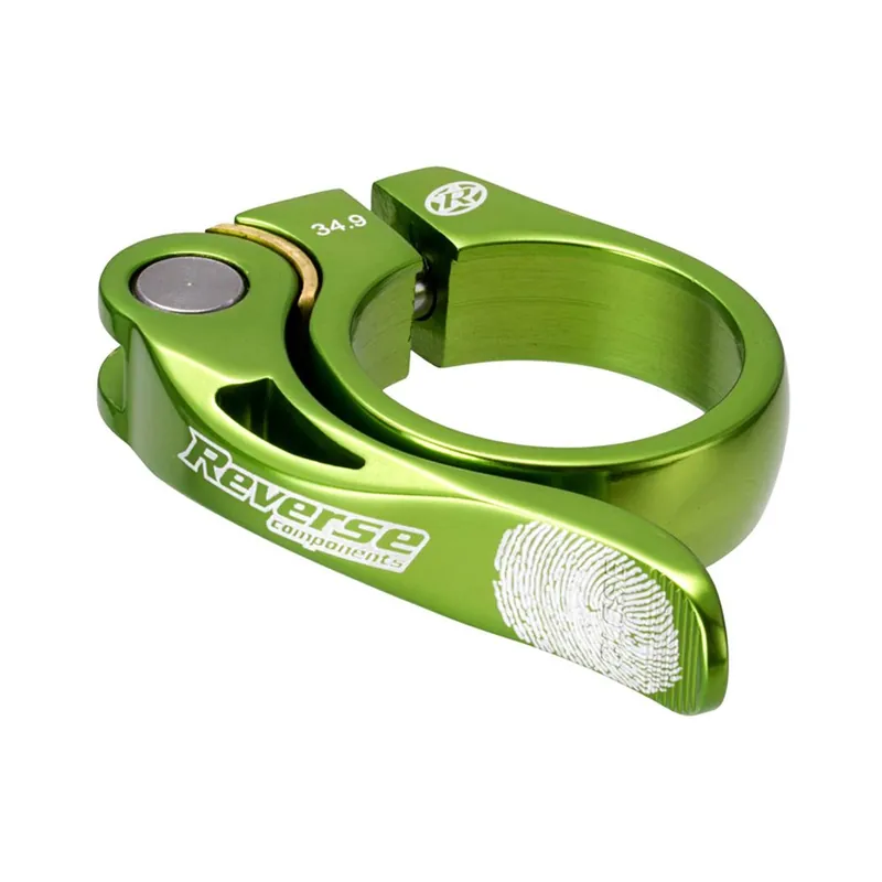 Sedlová spona - REVERSE Long Life QR 34,9mm - zelená Super Cena