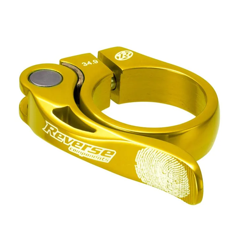 Levný Sedlová spona - REVERSE Long Life QR 34,9mm - zlatá
