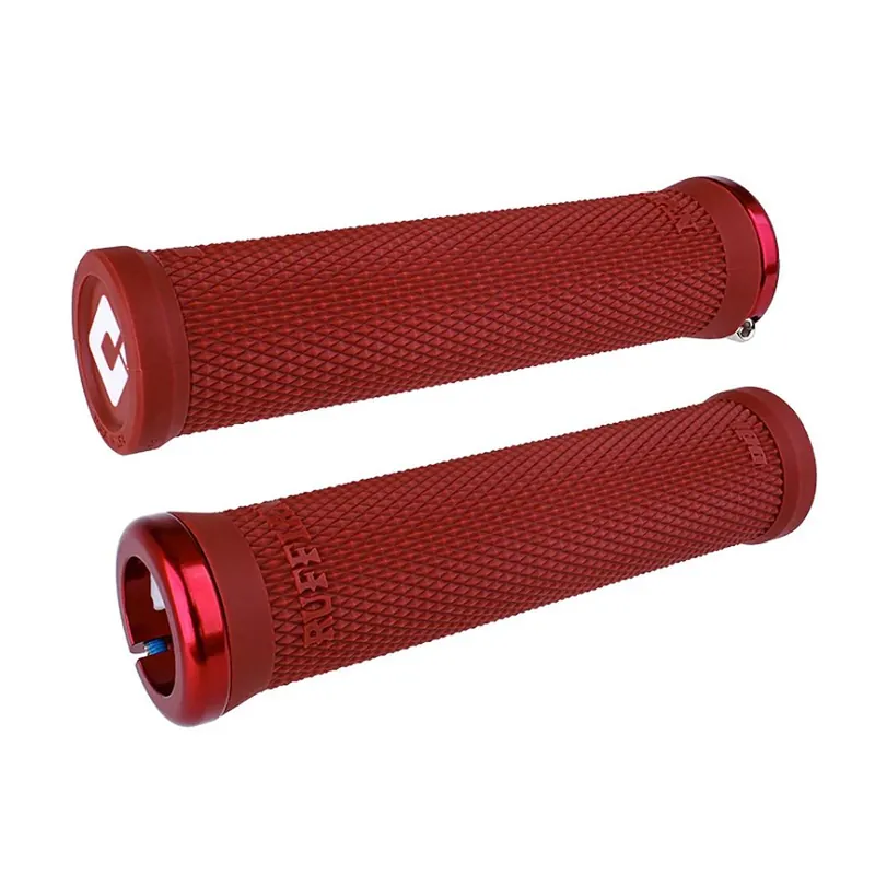 Zlevněný Gripy - ODI Ruffian V2.1 135mm Lock-On - červená