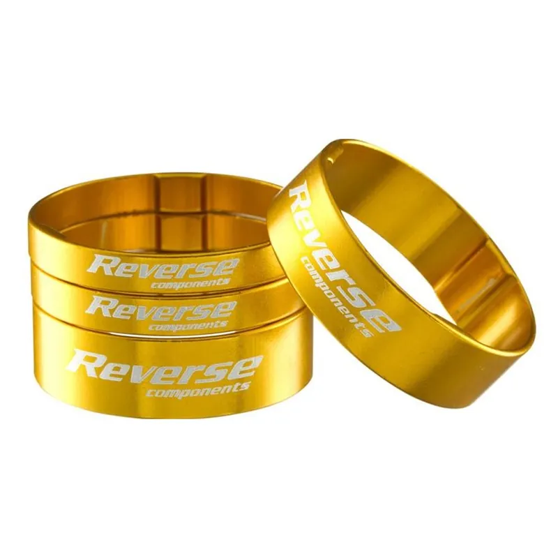 Nízká Cena Podložky pod představec - REVERSE Alloy Ultra-Lite 1-1,8" - zlatá