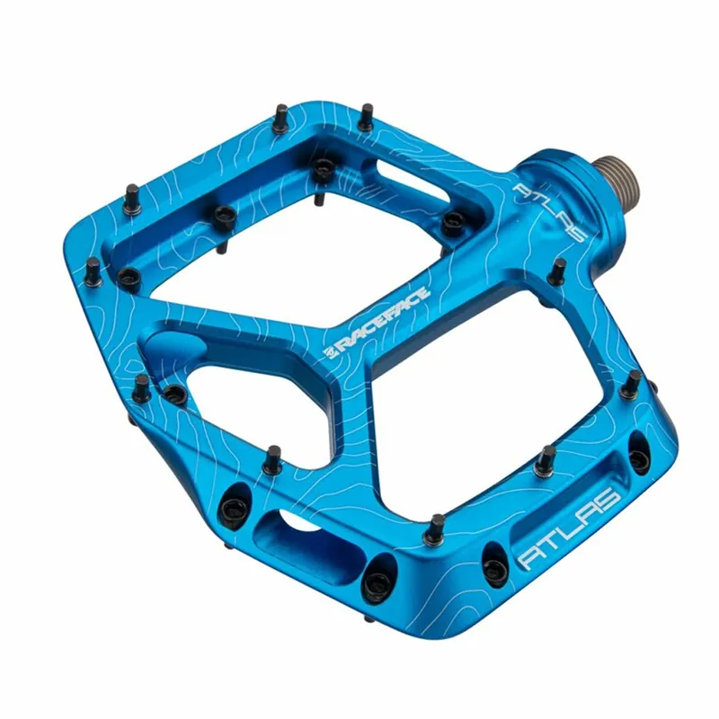 Pedály - RACE FACE Atlas 22 - Blue Nízká Cena