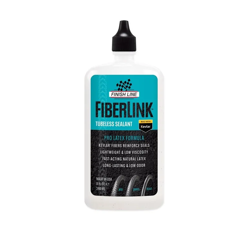 Preventivní tmel - FINISH LINE FiberLink Tubeless Sealant: Pro Latex - 240ml Speciální Cena