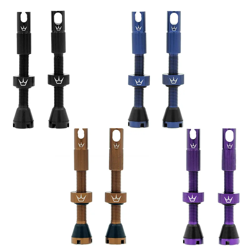 Originální Bezdušové ventilky - PEATY'S X Chris King Tubeless Valves MK2 42mm - galuskové