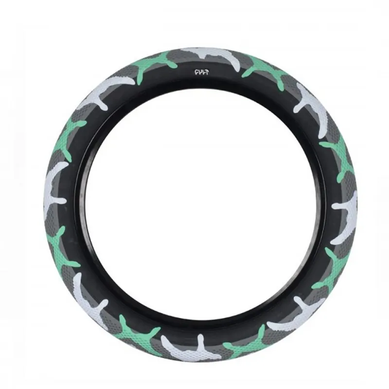 Omezená Nabídka Plášť BMX - CULT Vans 16" - Teal Camo / Black Wall
