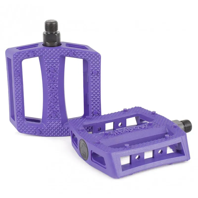 Pedály BMX - SHADOW Ravager Plastic - Skeletor Purple Nová Kolekce