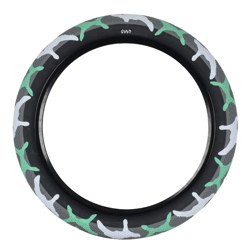 Akční Cena Plášť BMX - CULT Vans 20x 2,4´´ - Teal Camo / Black Wall