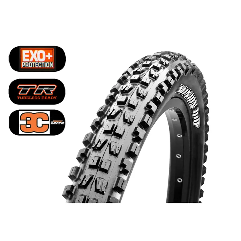 Ověřený Plášť MTB - MAXXIS Minion DHF 27,5x2,8" - 3C Maxx Terra, EXO+, TR