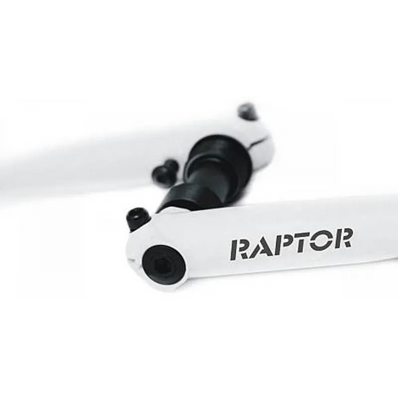 Kliky BMX - RAPTOR 3PC CrMo + MID - bílá Sleva