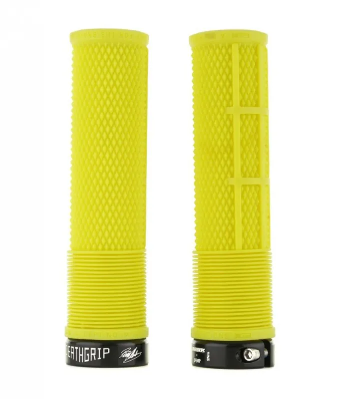 Gripy - DMR Brendog Deathgrip Non Flange Thick - žlutá Sleva