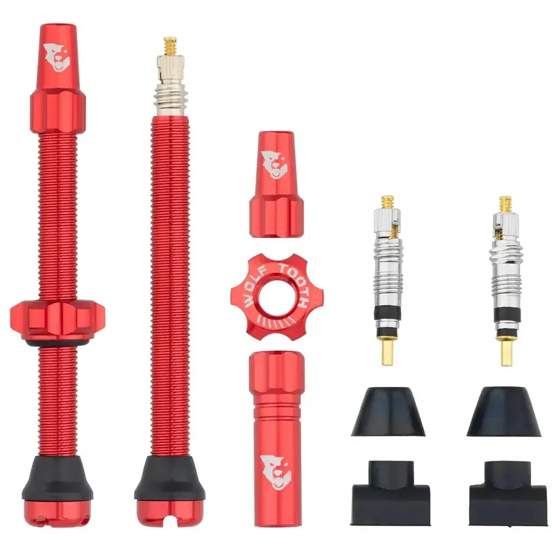 WOLF TOOTH ventilky Tubeless Valve Stem Kit 60mm červená Přímo Od Výrobce