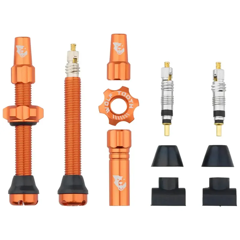 Výprodej WOLF TOOTH ventilky Tubeless Valve Stem Kit 44mm oranžová