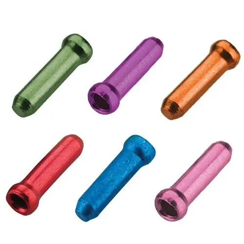 JAGWIRE koncovka brzdového/přehazovacího lanka 500ks Red/Blue/Pink/Purple/Orange/Green Bezpečná Platba