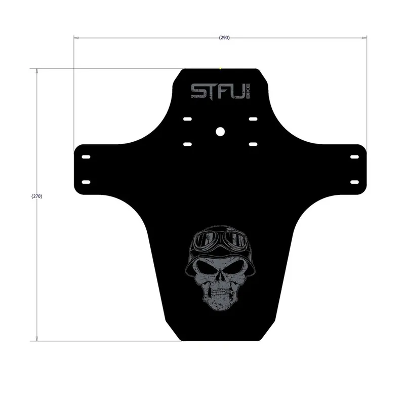Akční Nabídka STFU blatník Gunk Guard Skull šedá