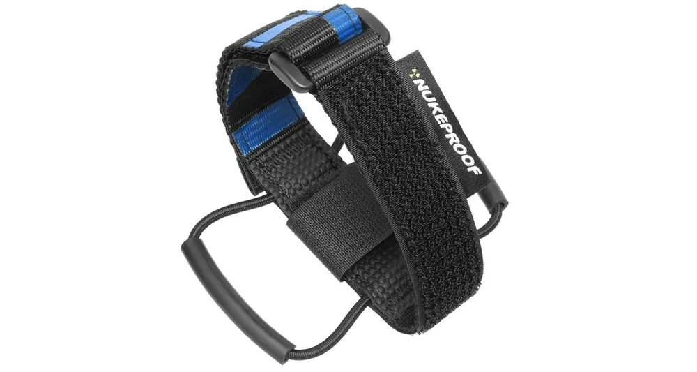 Cenově Výhodný NUKEPROOF pásek HORIZON Enduro černá/modrá -L