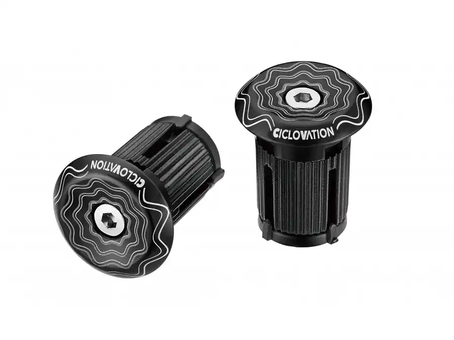 CICLOVATION zátky do řidítek Lock-In Vortex Power Wave černá Rychlé Dodání