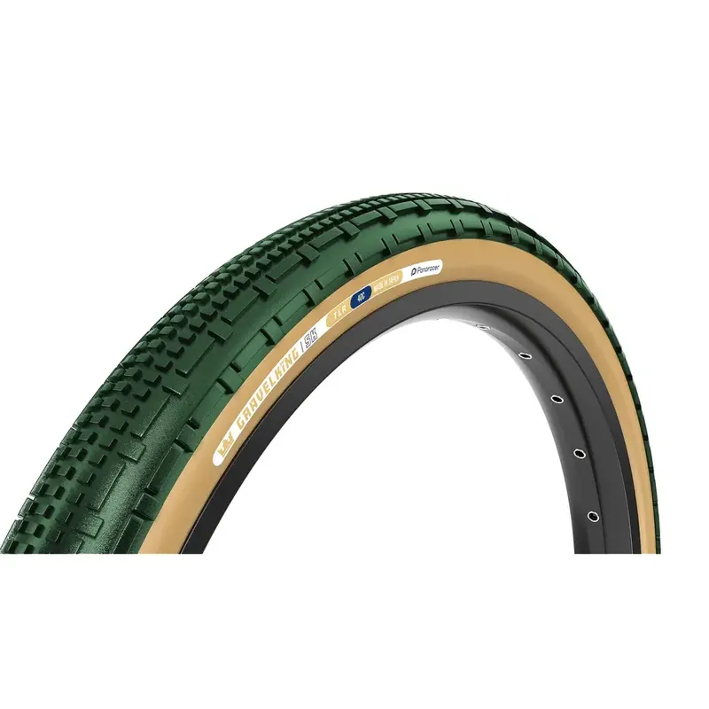 Časově Omezené PANARACER plášť GRAVELKING SK 700x40 british racing green/hnědá