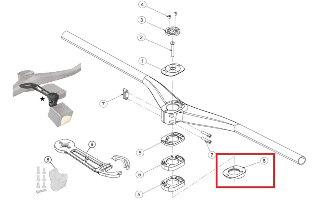 FSA náhradní díl ICR frame adapter for KFX SiC Nakupujte Hned