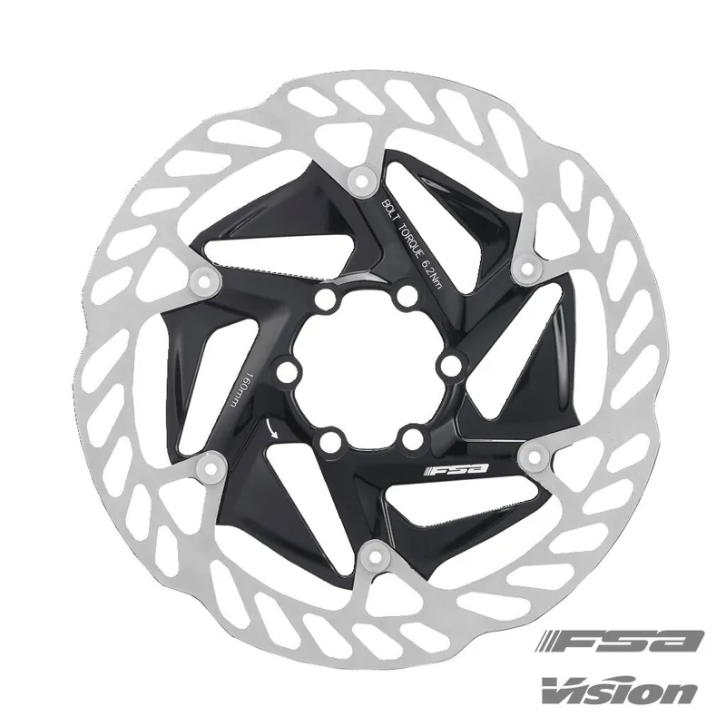 FSA brzdový kotouč K-FORCE WE RDB 6B Rotor černá 140 mm Originální