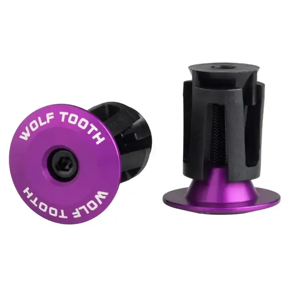 Zlevněný WOLF TOOTH koncovky BARPLUG aluminium/Ultraviolet Purple