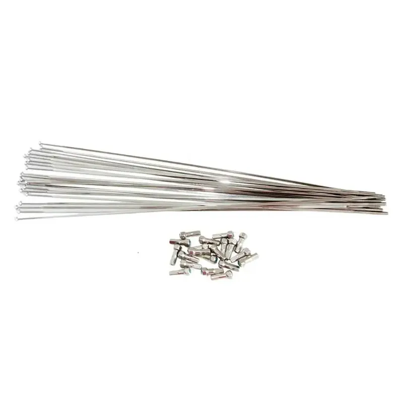 Rychlé Dodání FSA náhradní díl Spokes Kit T-42 268-271mm Silver w/Nipple